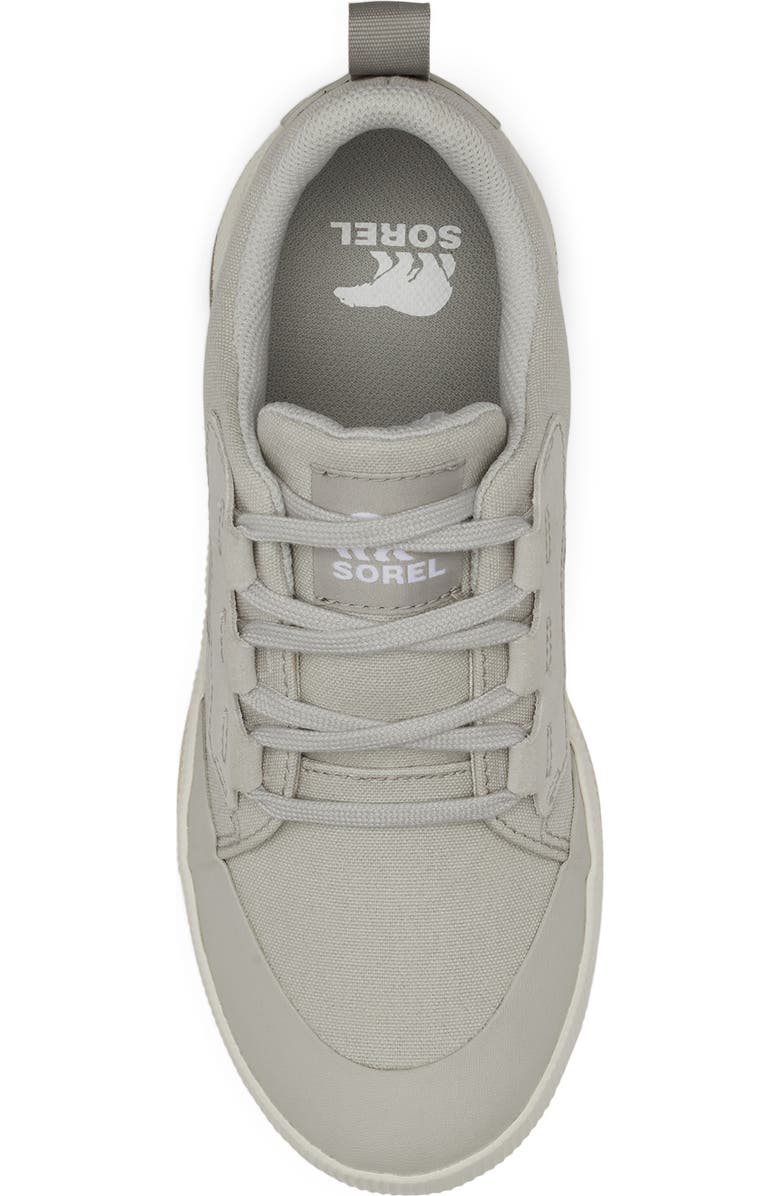 SOREL Out N About Waterproof Low Top Sneaker, Alternate, color, Moonstone/ Sea Salt