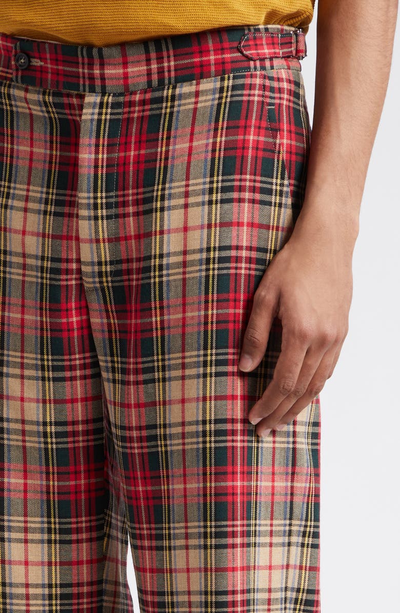 Bode Truro Plaid Pants, Alternate, color, 