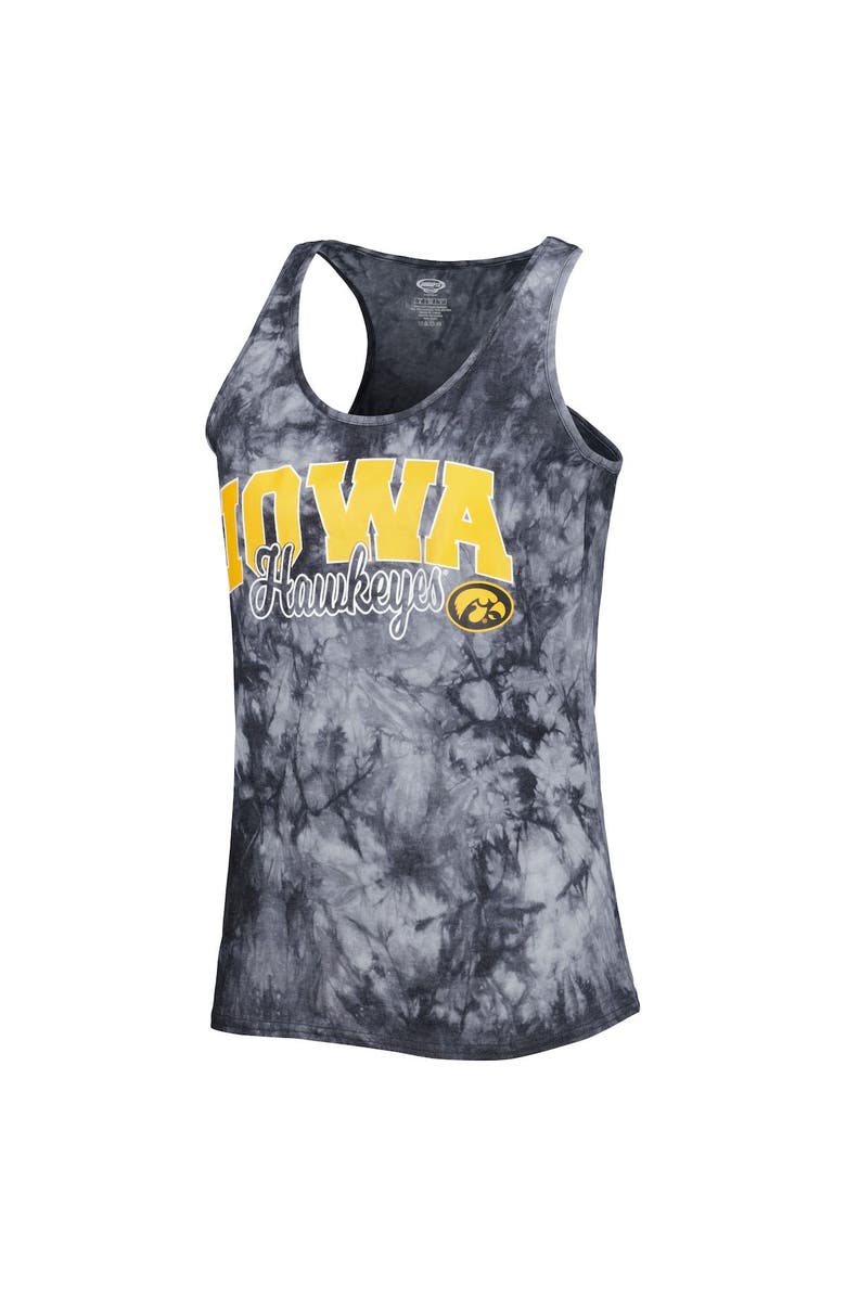CONCEPTS SPORT Women's Concepts Sport Charcoal Iowa Hawkeyes Billboard Tie-Dye Tank and Shorts Sleep Set, Alternate, color, 