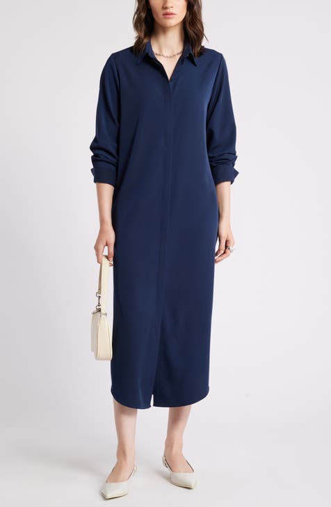 Blue fashion t shirt dress