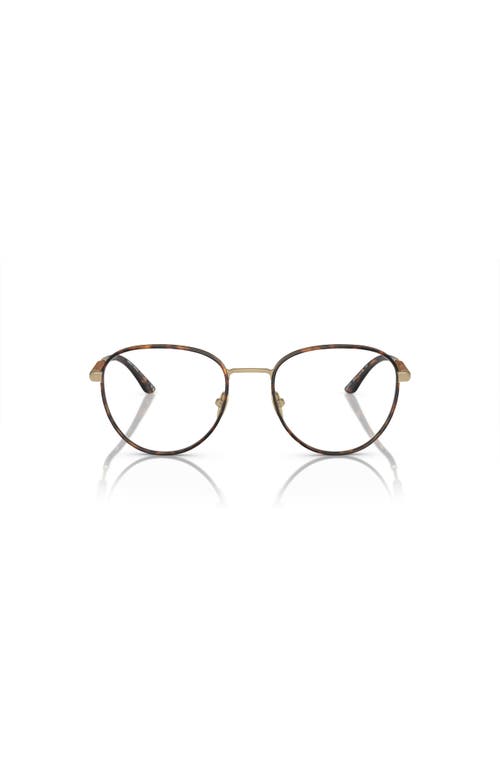 Giorgio Armani 52mm Phantos Optical Glasses In Brown