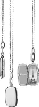 Monica Rich Kosann Slim Rectangular Locket Necklace
