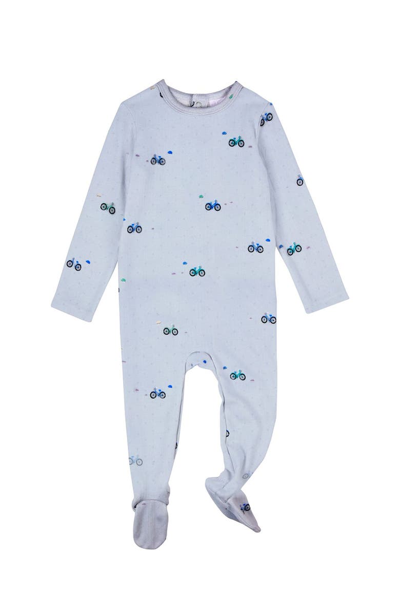 MiniMoi Baby and Toddler Boys Pointelle Footie, Main, color, Blue