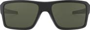 Oakley Double Edge 66mm Oversize Rectangular Sunglasses