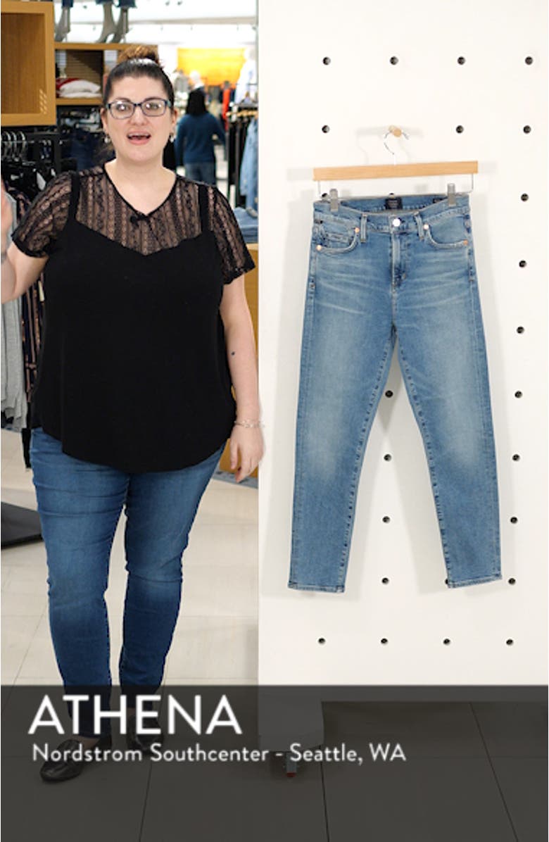Rocket High Waist Crop Skinny Jeans, sales video thumbnail