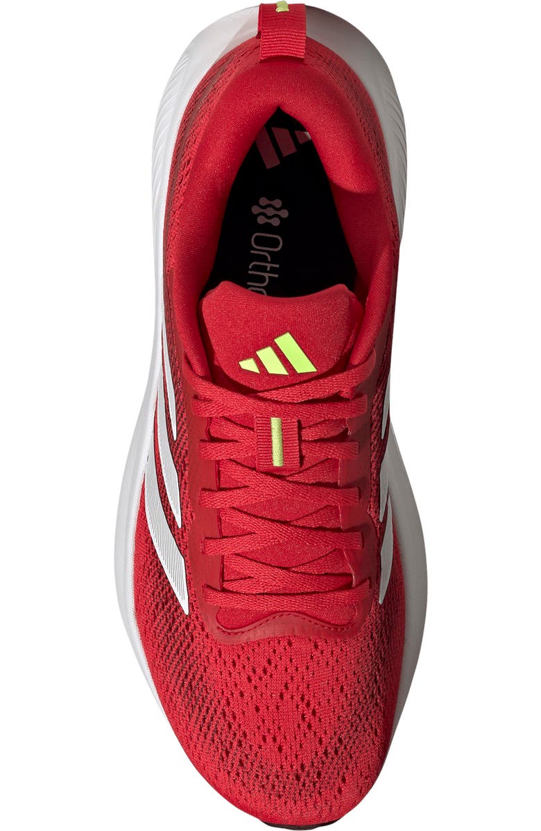 adidas Response Pace Running Sneaker, Alternate, color, Scarlet/ Lucid Lemon/ Maroon