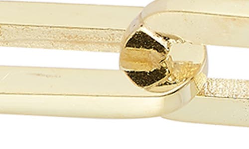 CHLOE & MADISON CHLOE AND MADISON 7-LINK CHAIN LINEAR DROP EARRINGS 