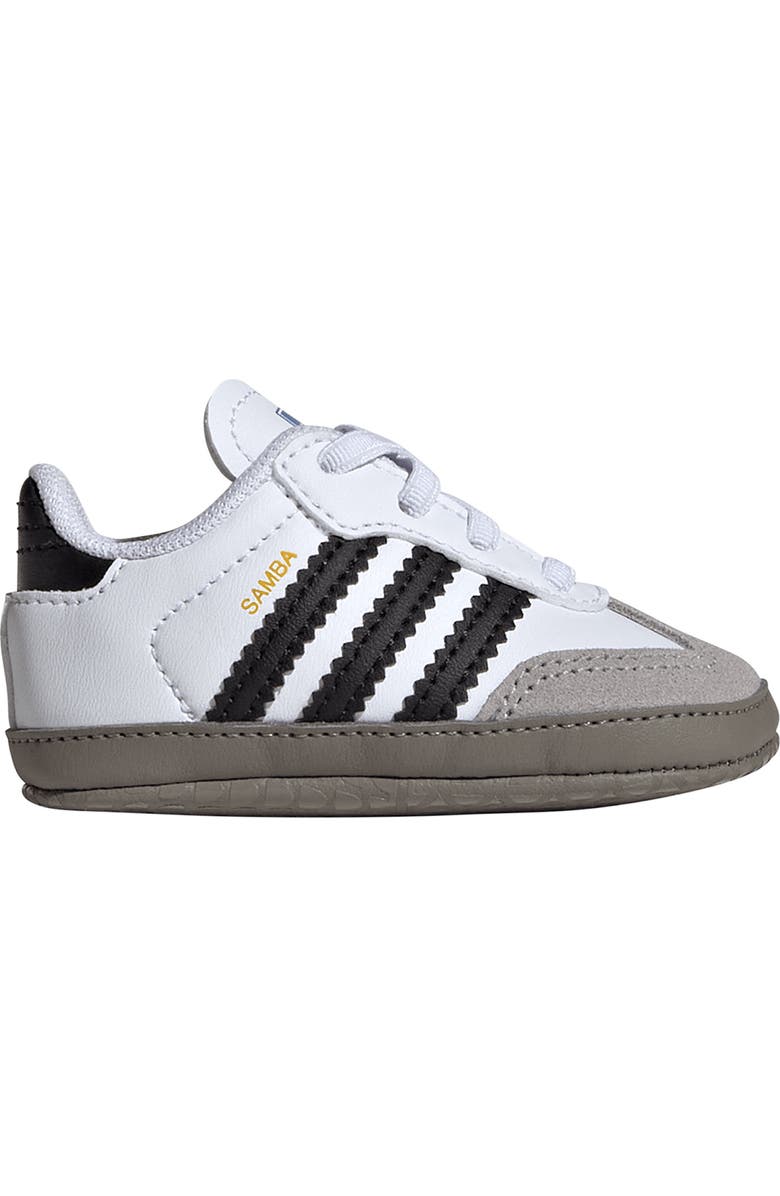 adidas Kids' Samba Crib Shoe, Alternate, color, Ftwwht/Cbl