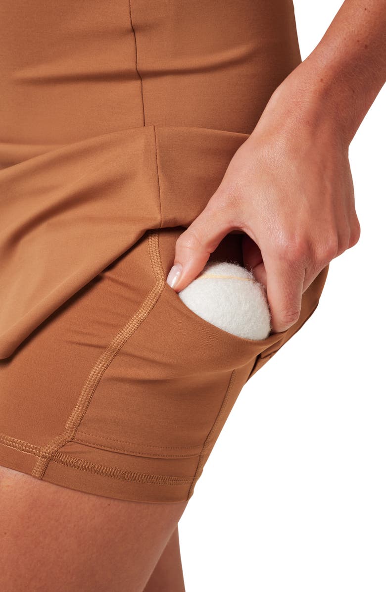 TravisMathew Move Tank Minidress, Alternate, color, Heather Chestnut