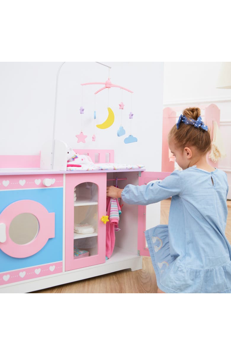 Teamson Kids Olivia's Little World Baby Doll Changing Station, Alternate, color, Multi-Color