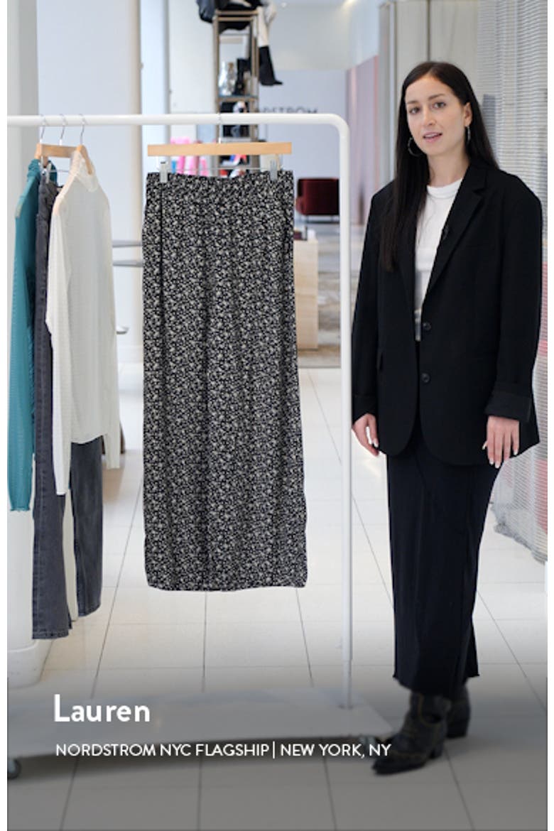 Floral Print Wide Leg Pants video