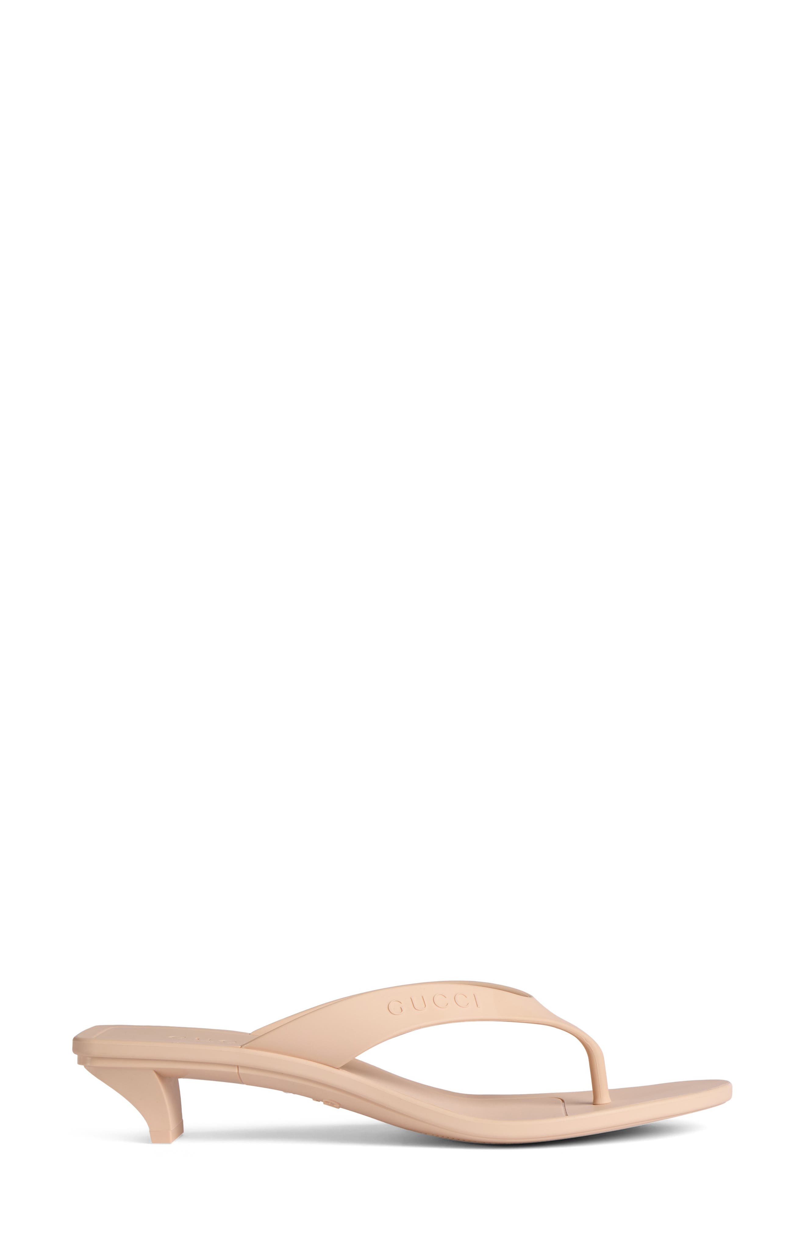 Kitten Heel Jelly Slide Sandal - image 4