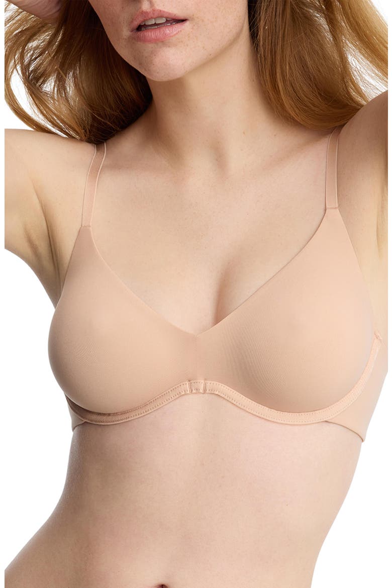 Insider Seamless Underwire Bra, Alternate, color, Coral Sand
