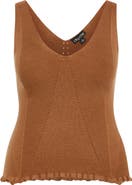 City Chic Sarah Ribbed Tank Top