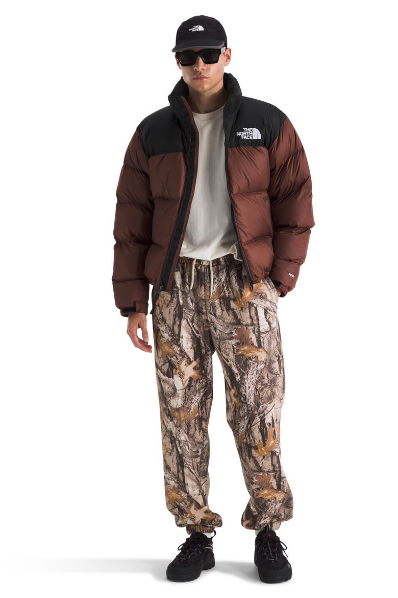 1996 Retro Nuptse 700 Fill Power Down Packable Jacket, Alternate, color, EMBER SOIL/ TNF BLACK