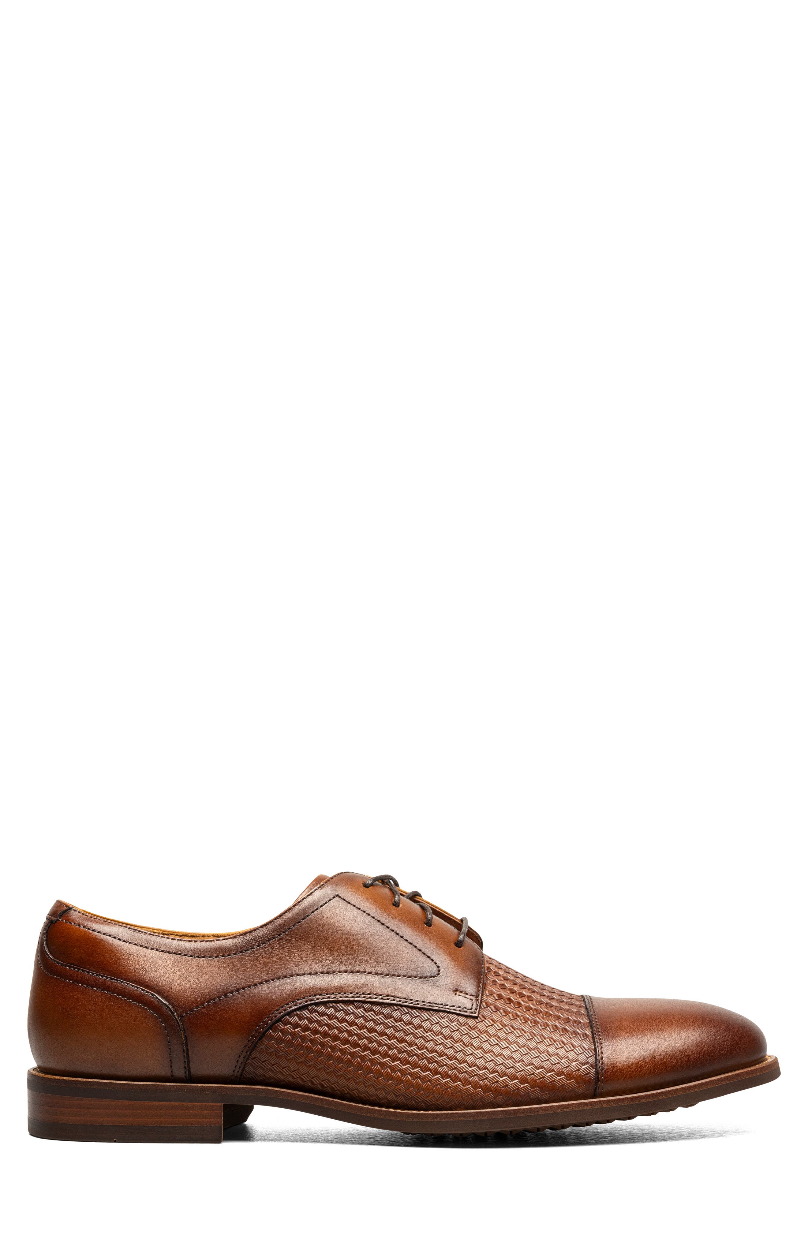 Florsheim Rucci Cap Toe Derby, Alternate, color, Cognac