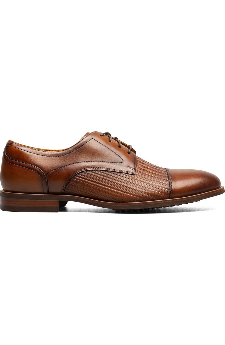 Florsheim Rucci Cap Toe Derby, Alternate, color, Cognac