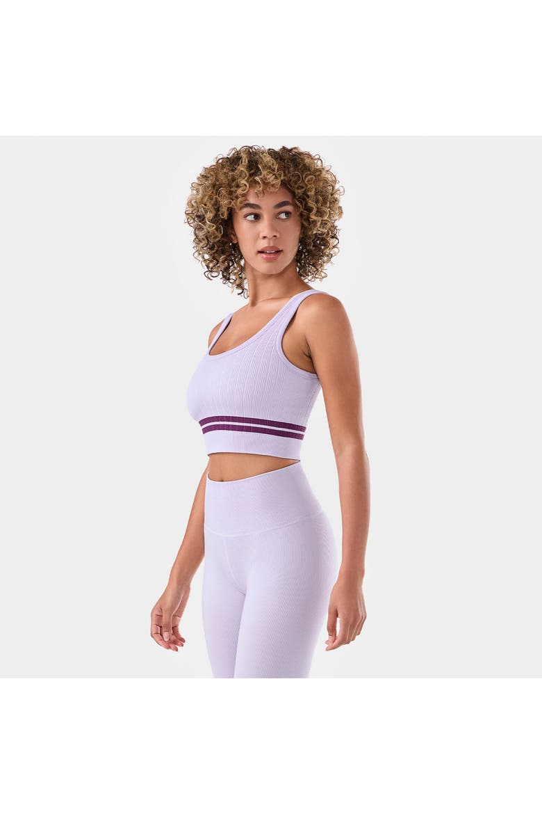 Seamless Vibe Rib Bra, Alternate, color, LAVENDER