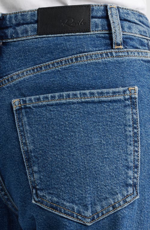 Rails Getty High Waist Wide Leg Jeans In Pebble Blue