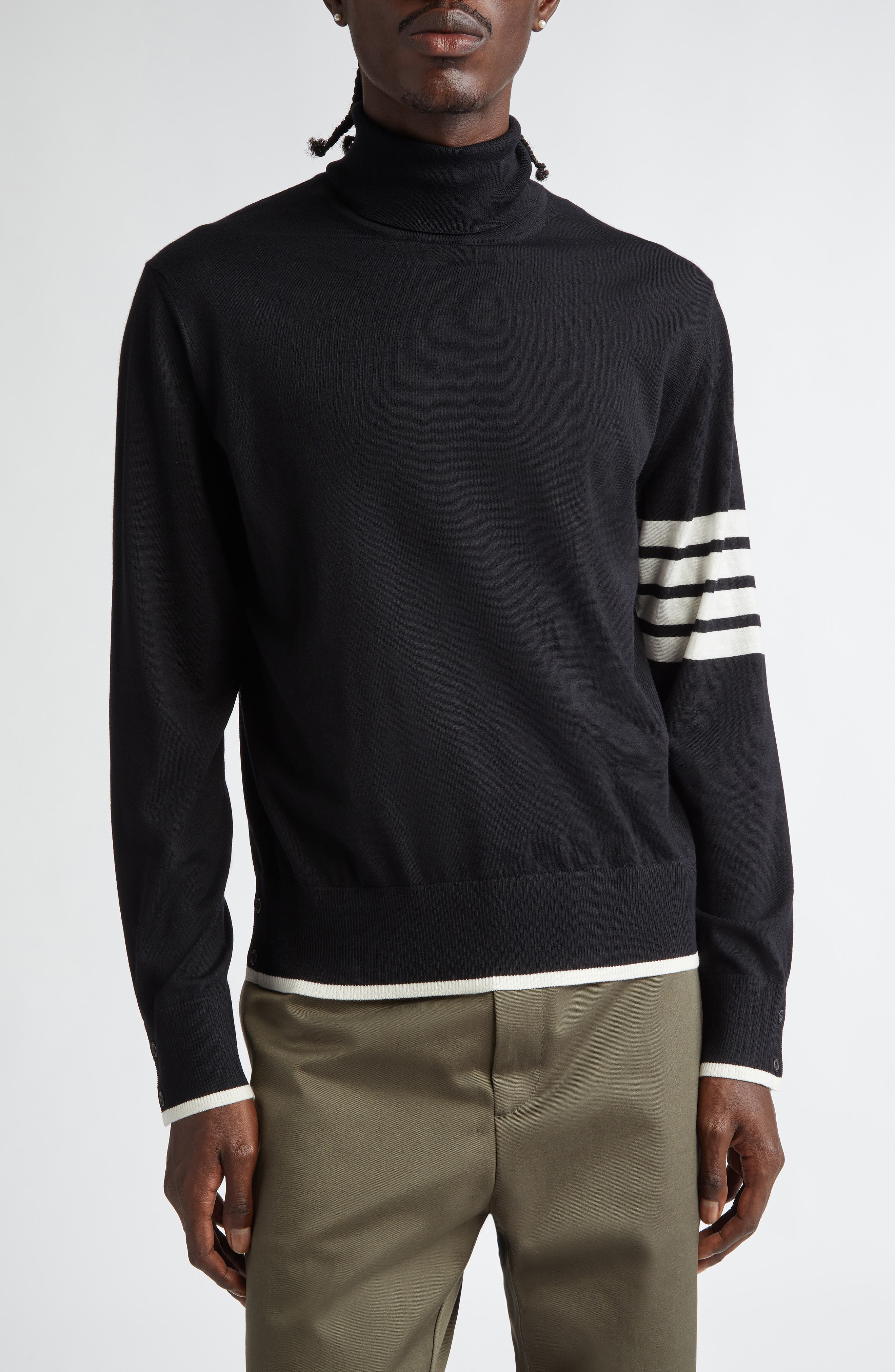 Virgin Wool Turtleneck Sweater