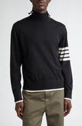 Thom Browne Virgin Wool Turtleneck Sweater