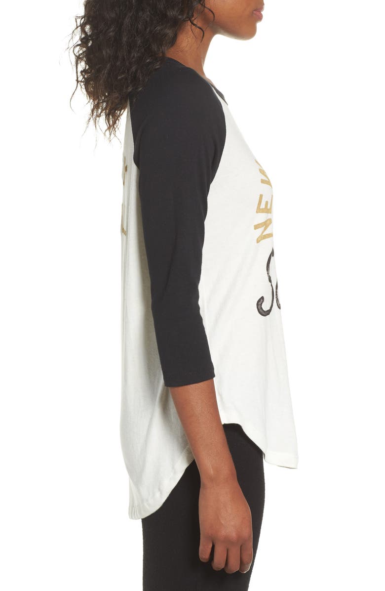 Junk Food NFL New Orleans Saints Raglan Tee, Alternate, color, 