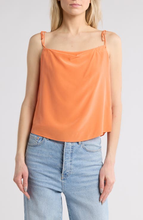 Anisa Tie Strap Silk Camisole