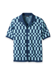 Paul Fredrick Cotton Button Front Camp Sweater