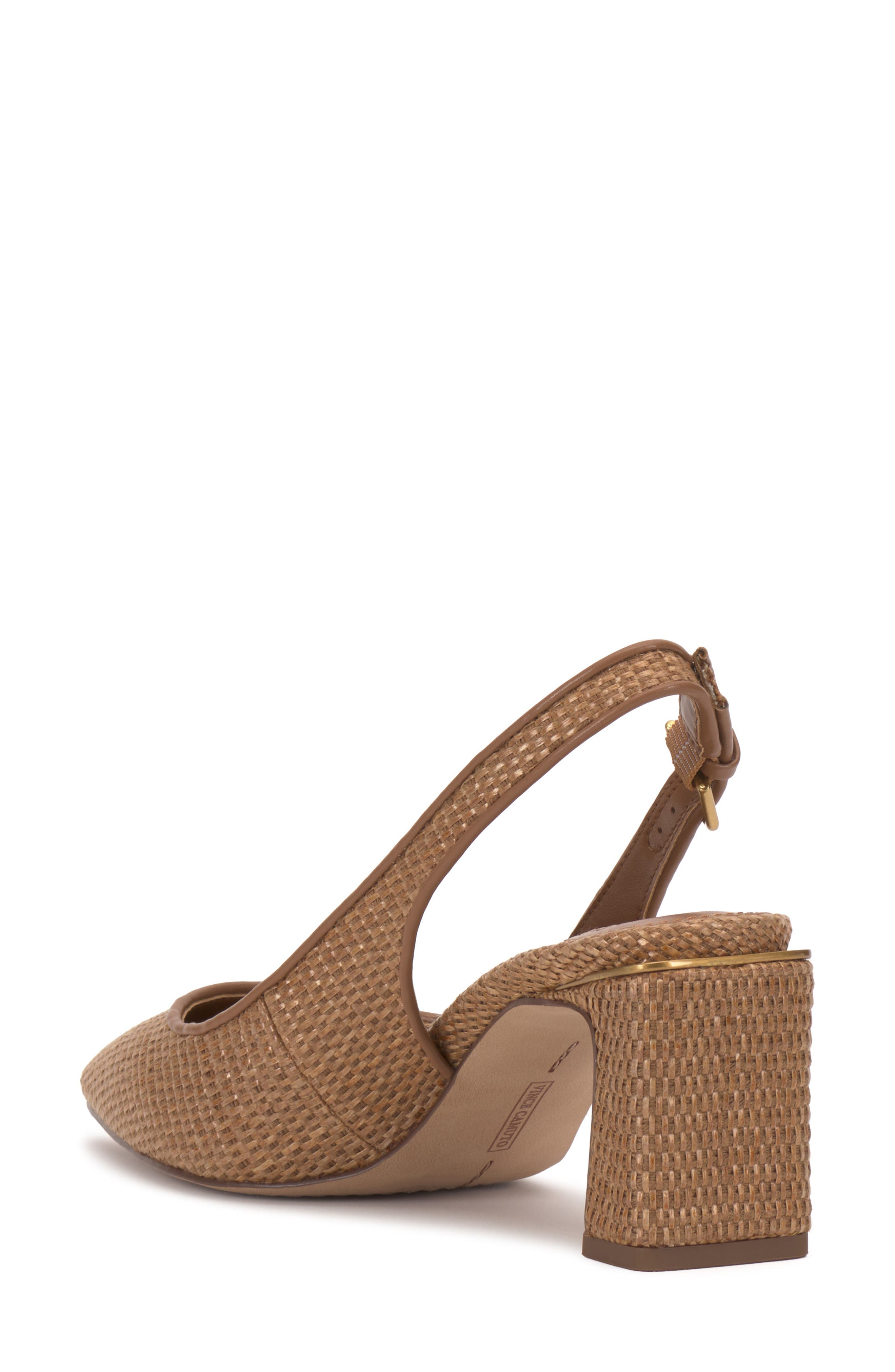 Hamden Pointed Toe Slingback Pump, Alternate, color, GOLDEN WALNUT