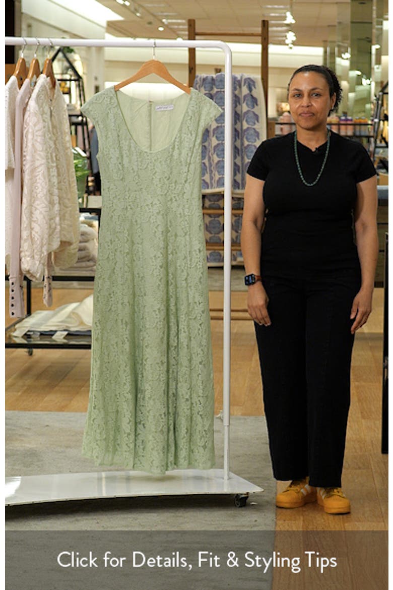Mapleton Embroidered Lace Midi Dress video