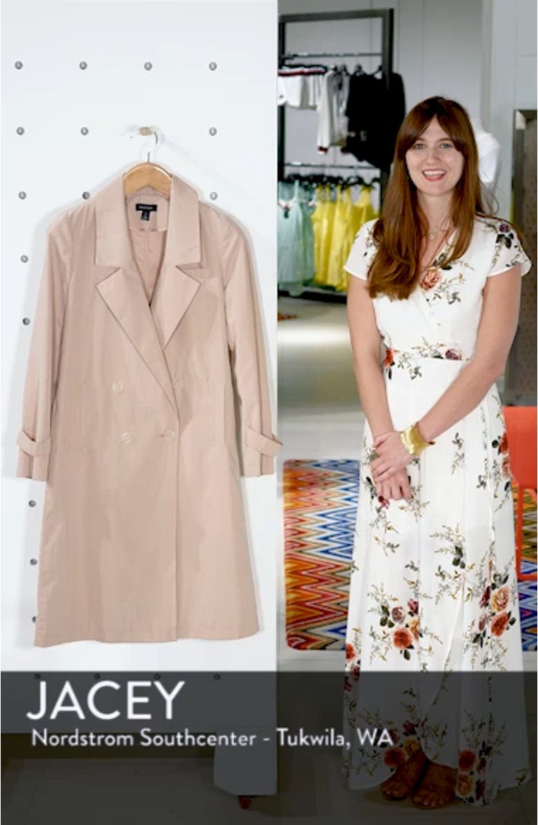 Double Breasted Trench Coat, sales video thumbnail