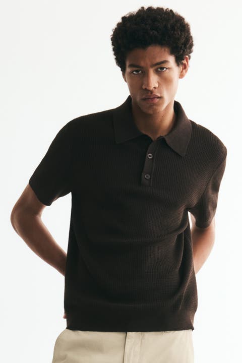 Regular-fit Knit Polo Shirt