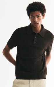 H&M Regular-fit Knit Polo Shirt