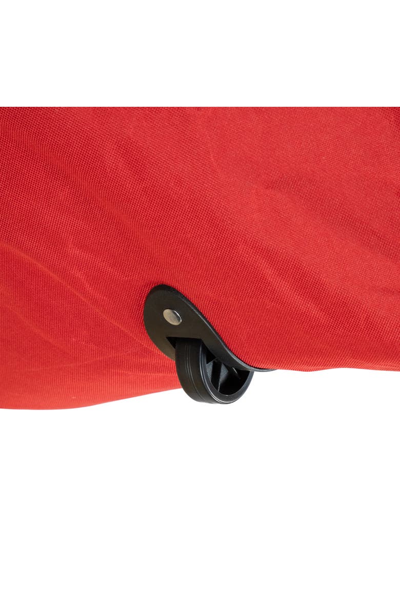 Northlight 57" Red Artificial Christmas Tree Rolling Storage Bag For Trees Up to 9ft, Alternate, color, 