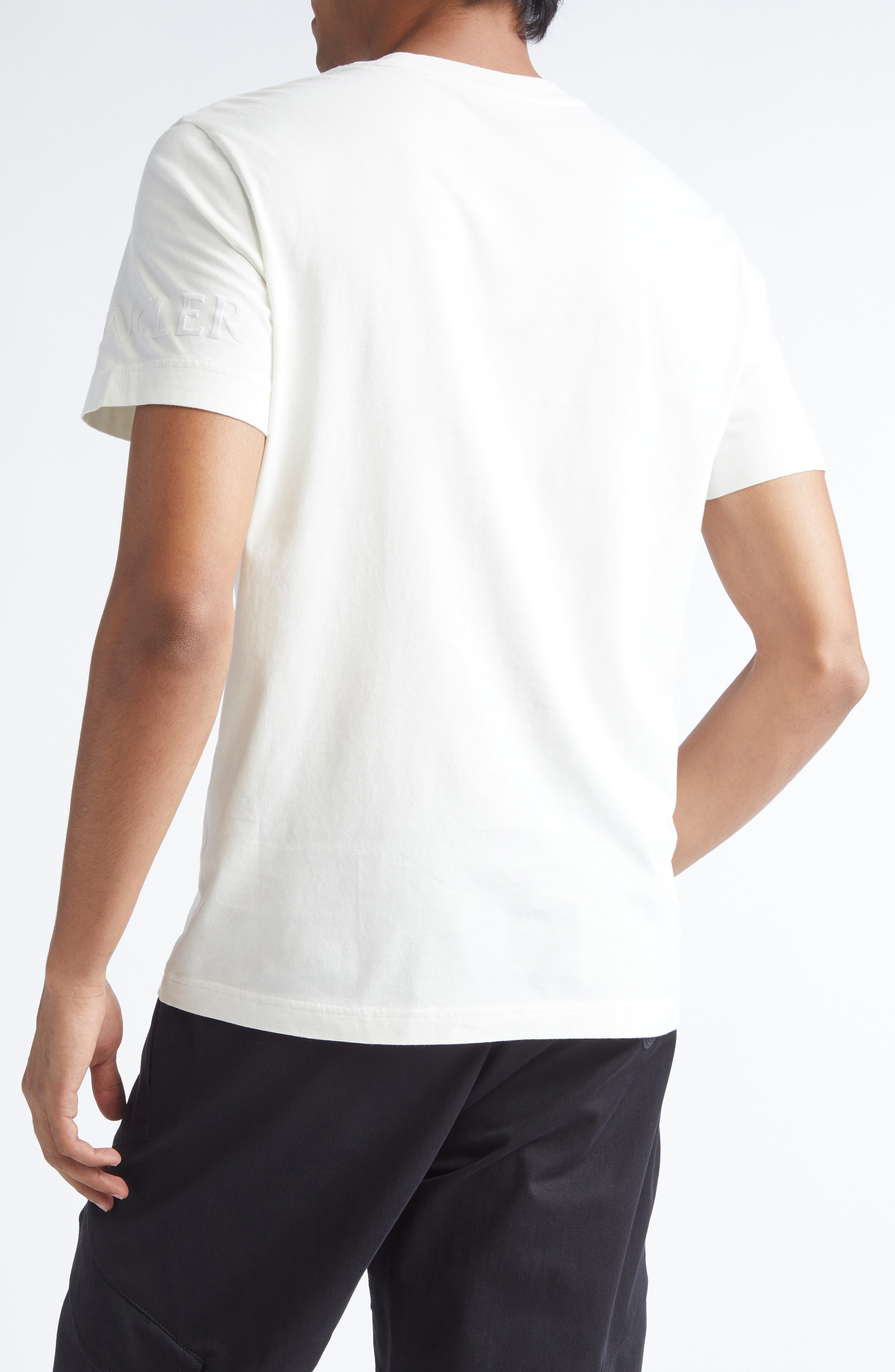 Logo Patch Cotton T-Shirt - image 4