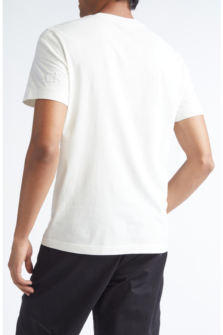 Logo Patch Cotton T-Shirt, Alternate, color, JET STREAM