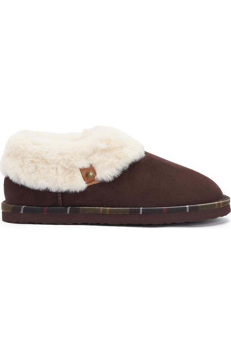 Barbour Eloise Faux Fur Lined Scuff Slipper, Alternate, color,