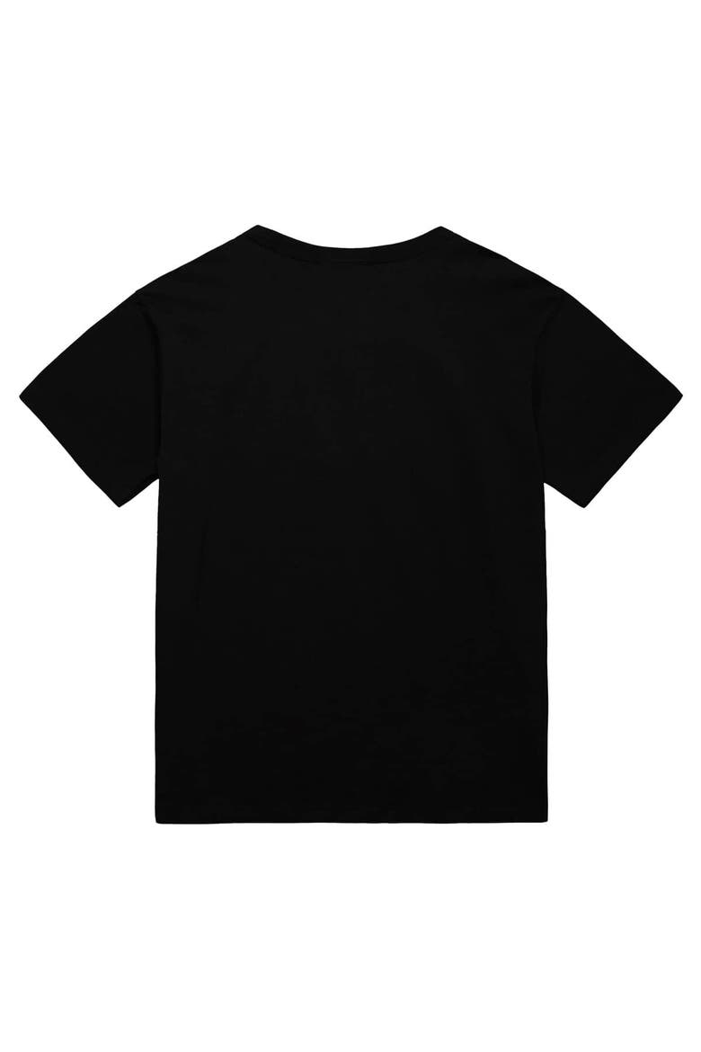 Men's Mitchell & Ness  Black Dallas Mavericks Worldwide Collection Tri-Logo T-Shirt, Alternate, color, Black
