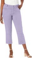 Jessica London Classic Cotton Denim Capri