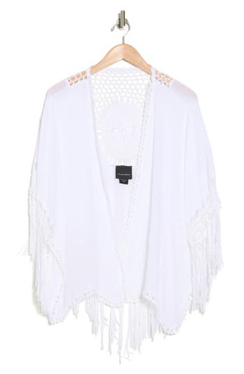 FORGOTTEN GRACE FORGOTTEN GRACE CROCHET FRINGE CARDIGAN