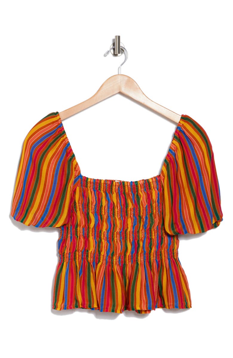 MOTHER The Hey Now Stripe Top, Alternate, color,