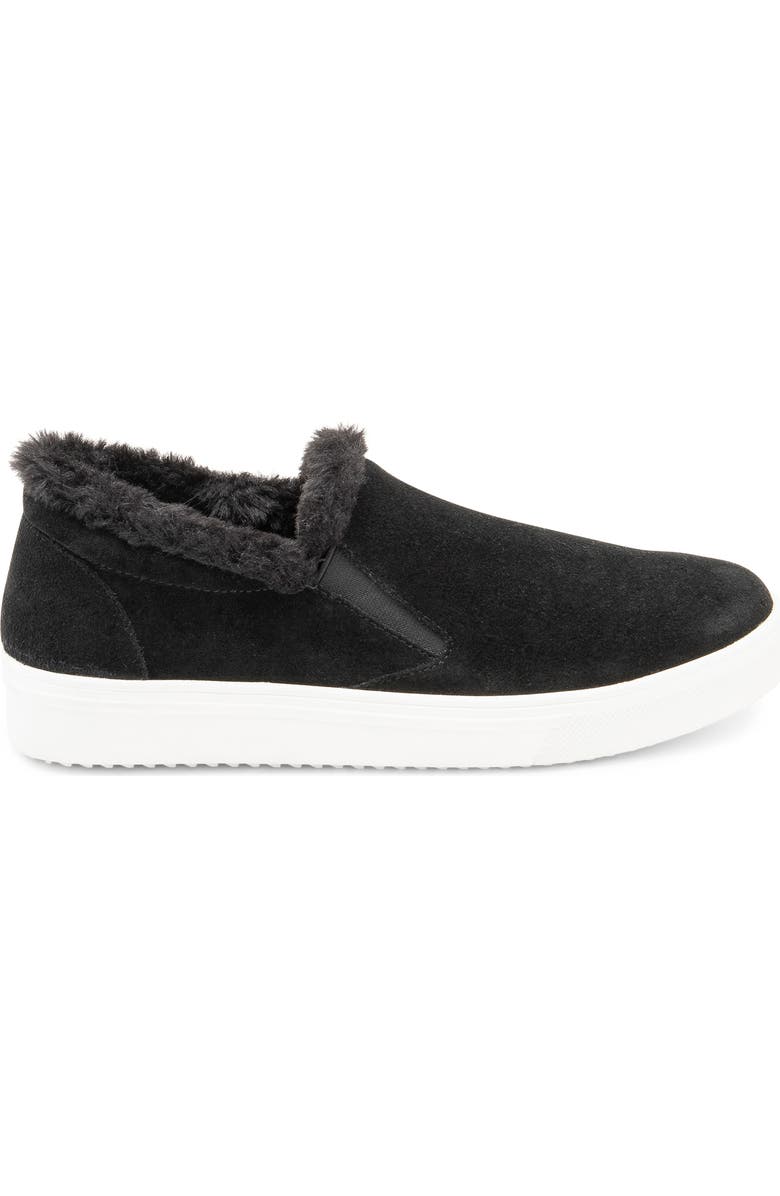 Blondo Gia Faux Fur Trim Waterproof Slip-On Sneaker, Alternate, color,