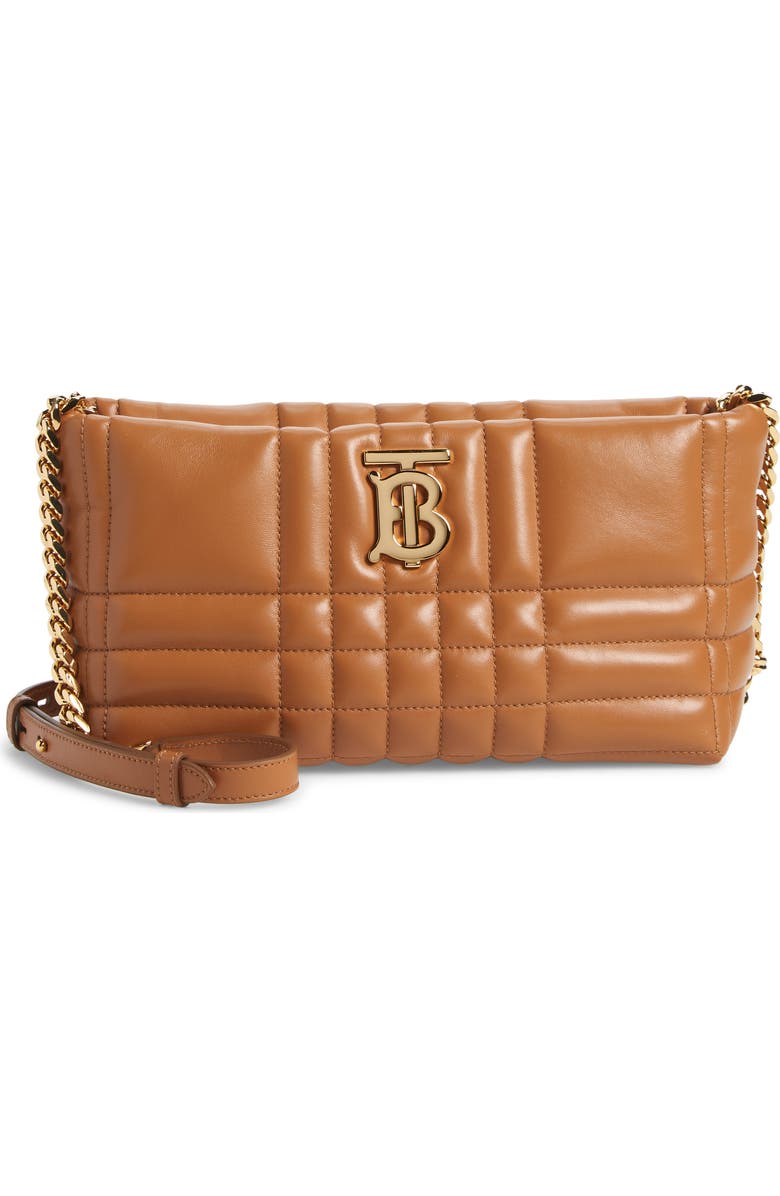 Burberry Small Lola Quilted Leather Shoulder Bag, Main, color,