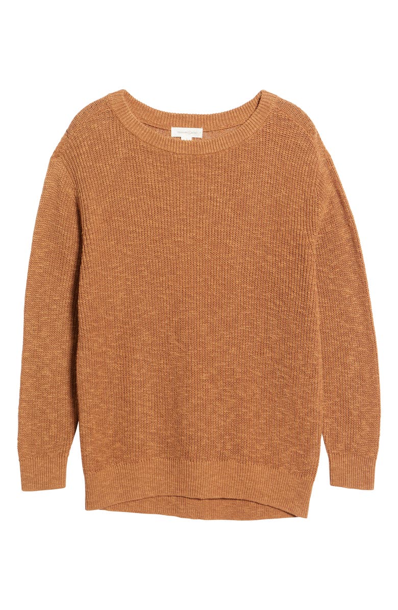 Treasure & Bond Women's Off the Shoulder Linen Blend Sweater, Alternate, color, 