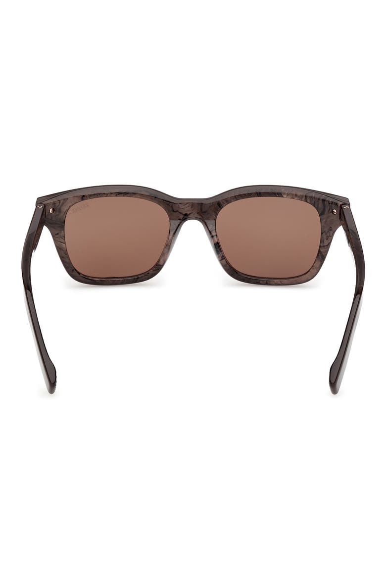 54mm Rectangular Sunglasses, Alternate, color, BROWN / ROVIEX