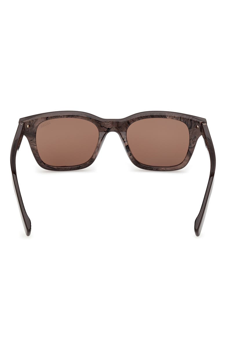 ZEGNA 54mm Rectangular Sunglasses, Alternate, color, 