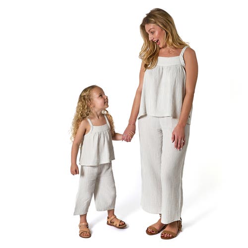 Modern Moments™ By Gerber Top And Cropped Pants Set In Light Blue Stripe