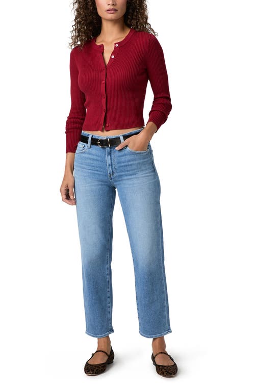 Paige Mason High Rise Ankle Jeans In Big Ben In Blue