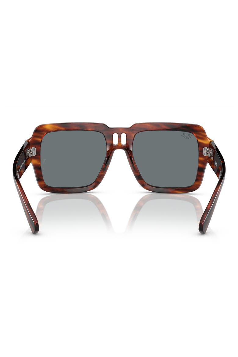 Magellan 54mm Square Sunglasses, Alternate, color, STRIPED HAVANA