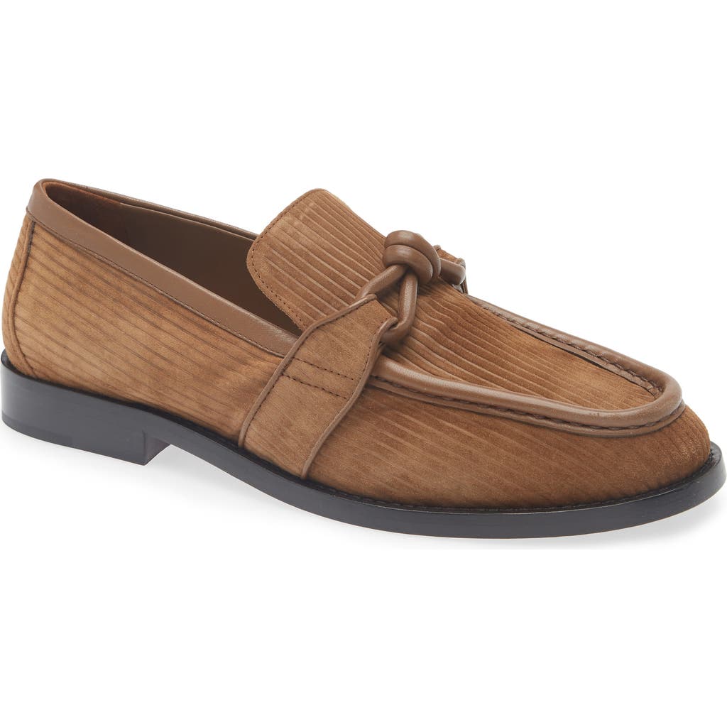 Bottega Veneta Astaire Knot Bit Loafer In Brown